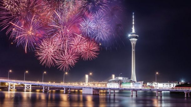 Fireworks in Macau